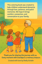 Grandpa Forgets  Sometimes- A Coloring book about dementia for kids